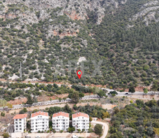 Antalya Kaş Merkezde Meis ve Deniz Manzaralı Satılık Tarla