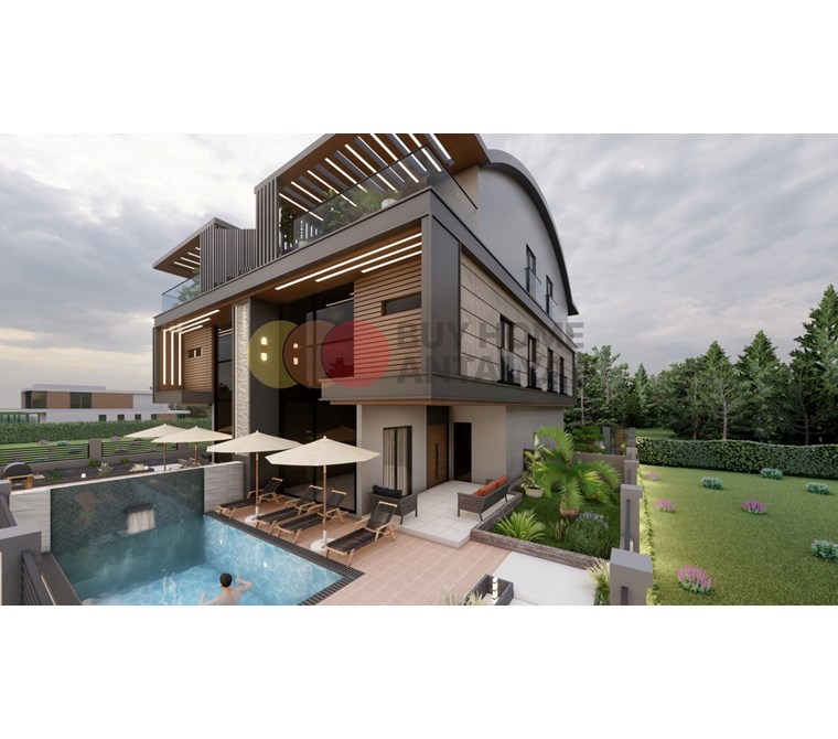 Luxurious and Modern Designed Villas in Lara, Antalya | Close to the Beach | Private Pool and Garden