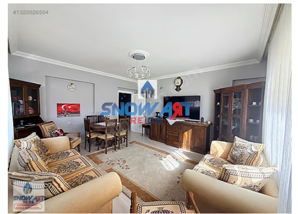 SNOWART'TAN KAYAKYOLUNDA ACİLLL SATILIK MERKEZİ SİSTEM 3+1 DAİRE