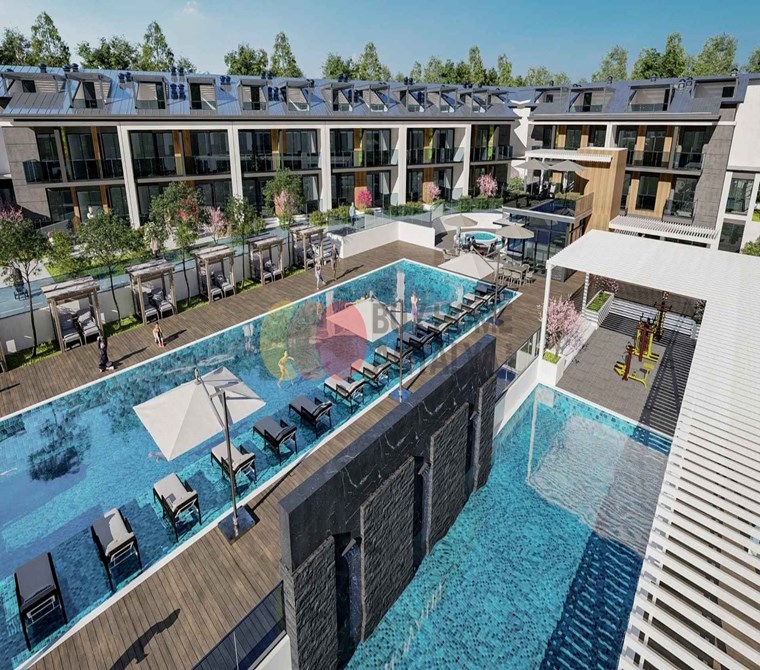 Antalya Manavgat Side'de Lüks Sitede Satılık Suit Daireler | Tatil Köyü Konsepti