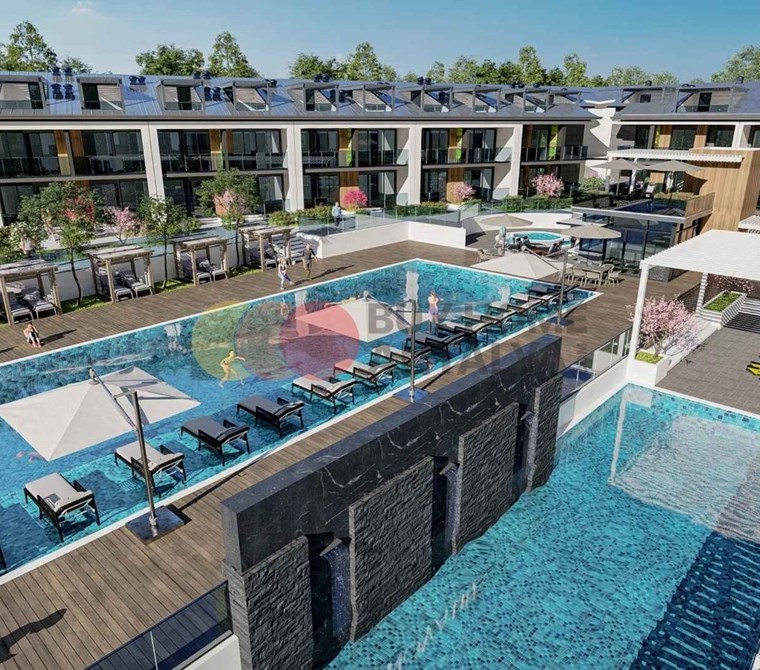 Antalya Manavgat Side'de Lüks Sitede Satılık Suit Daireler | Tatil Köyü Konsepti