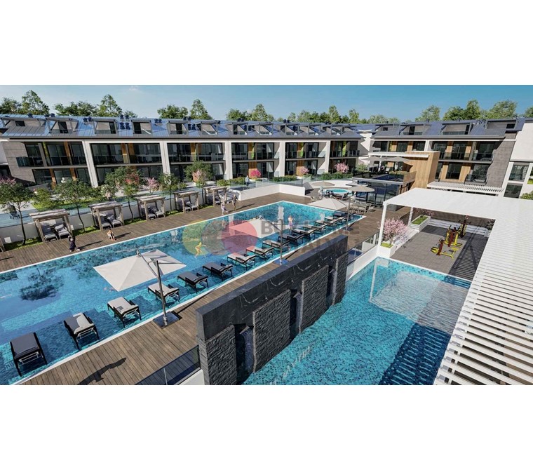 Suit Apartments for Sale in a Luxury Complex in Antalya Manavgat Side | Holiday Village Concept