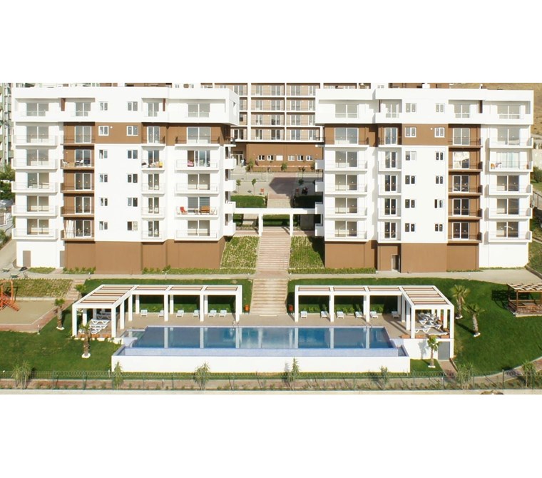 PALMİYE PARK TERAS EVLERİNDE LÜKS KİRALIK 2+1 DAİRE