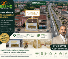 KARTEPE DUMlUPINAR’DA ANA CADDE ÜZERİ • 75 m² • ŞIK DEKORASYONLU AKSESUAR & TAKI MAĞAZASI