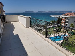 Bodrum Güllük Green Hill'de Deniz Manzaralı Satılık 4+2 Dubleks Daire