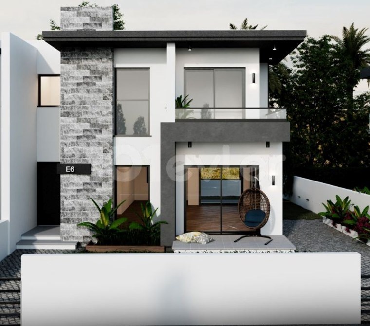 KIBRIS GIRNE YESILTEPEDE 3+1 LUXURY IKIZ VILLALAR