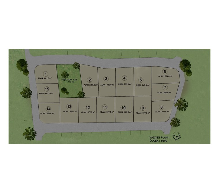 ANA YOL KENARINDA SATILIK PARSELLER