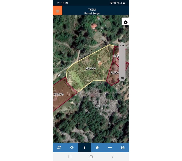 dalaman narlıda satılık 8506 m2 bahçe ve köyevi