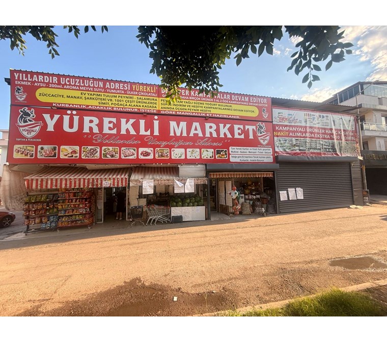 ANTALYA KEPEZ YENİDOĞAN MAH. 'DE DEVREN KİRALIK MARKET
