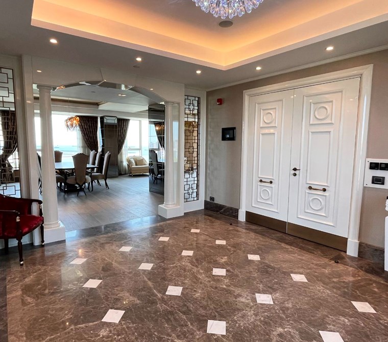 BAKIRKÖY ATAKÖY MARİNA VE DENİZ MANZARALI LÜKS SATILIK 540 M2 DAİRE