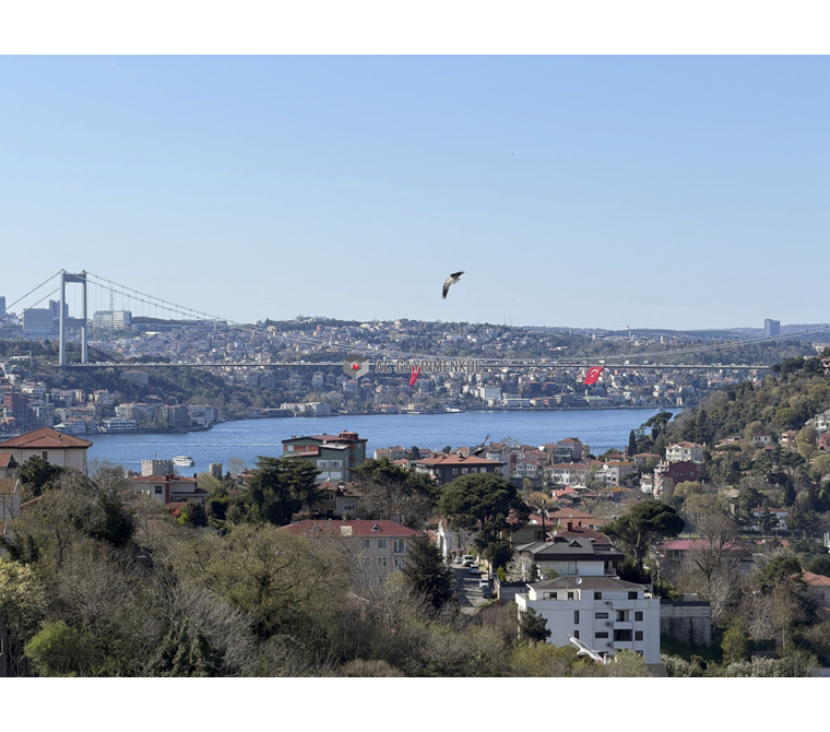 Anadolu Hisarı Göksuda Boğaza Nazır, 4 Katlı Bahçeli Müstakil Ev