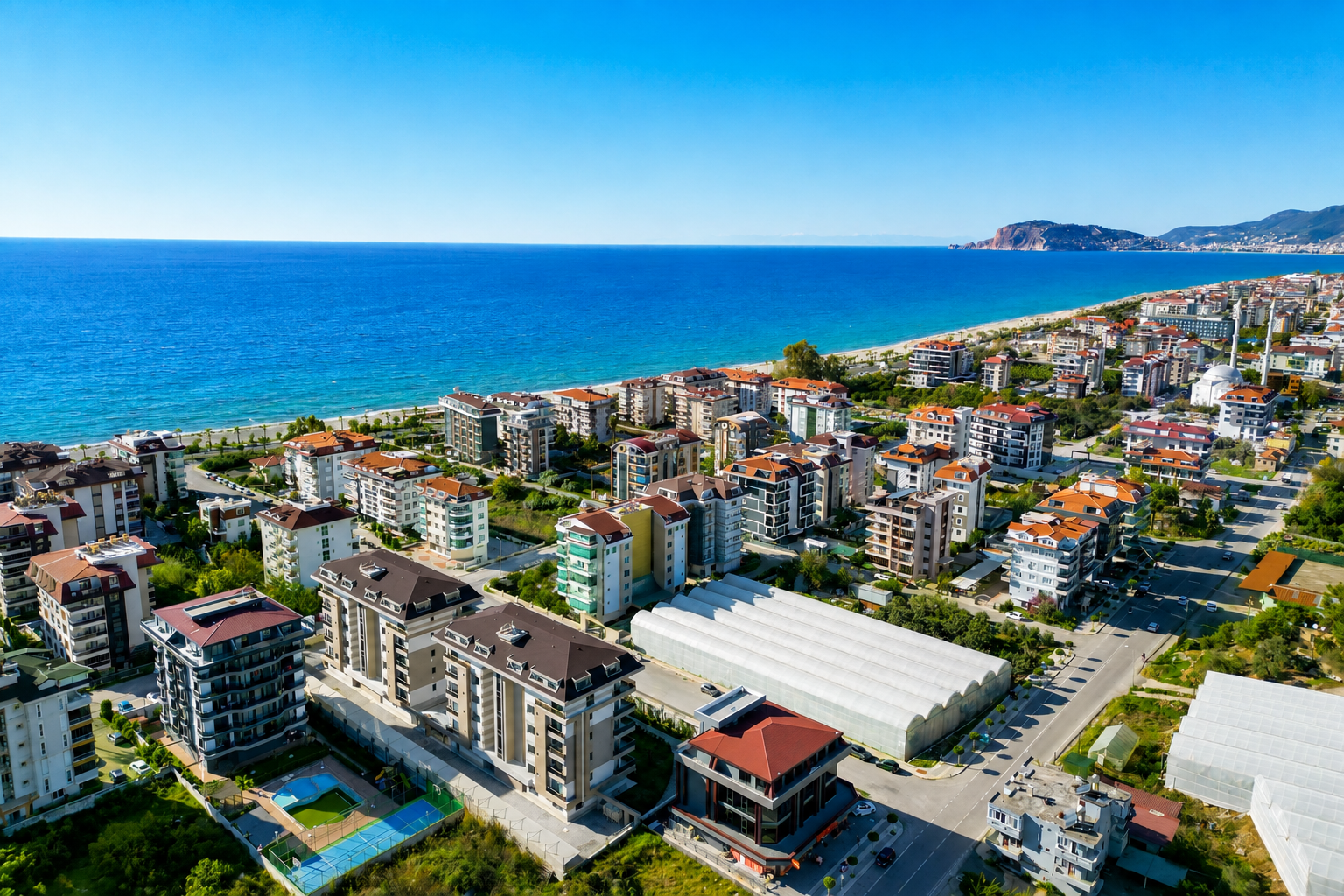 ALANYA KESTELDE DOĞA VE ŞEHİR MANZARALI MUHTEŞEM KOMPLEKS İCERİSİNDE 3+1 SATILIK PENTHOUSE