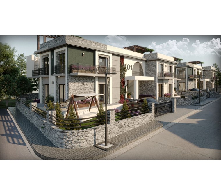 ÇATALKÖYDE 3+1 LUX VİLLALAR