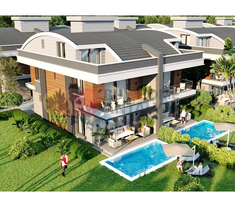 New and Luxury Villas for Sale in Antalya Konyaalti | Turkish Citizenship Opportunity