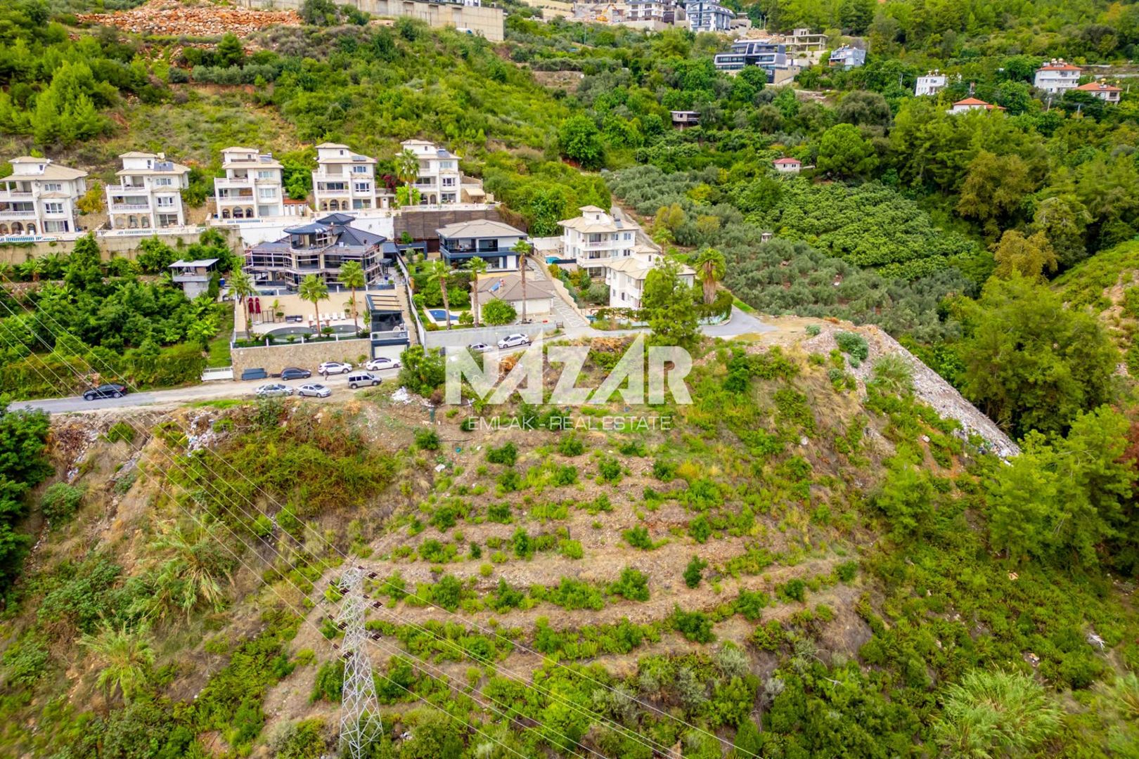 1,000 m² Plot with Sea Views in Alanya Tepe, Zoned for Residential Development · 7