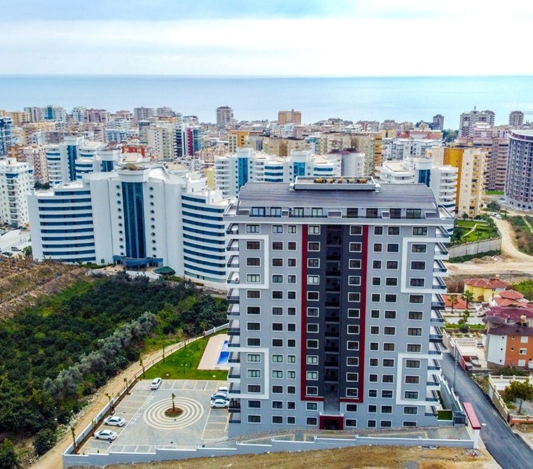 2+1 Fully Furnished Super Luxury Flat for Sale in Alanya Mahmutlar Kale Tower!