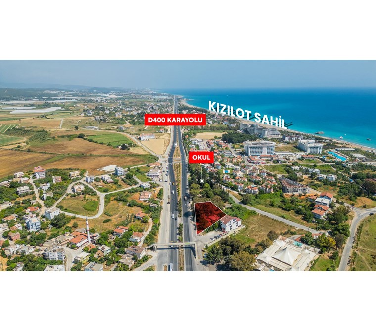 KIZILOT'TA D-400 CEPHELİ, EMSALSİZ KÖŞE PARSEL TİCARİ FIRSAT!