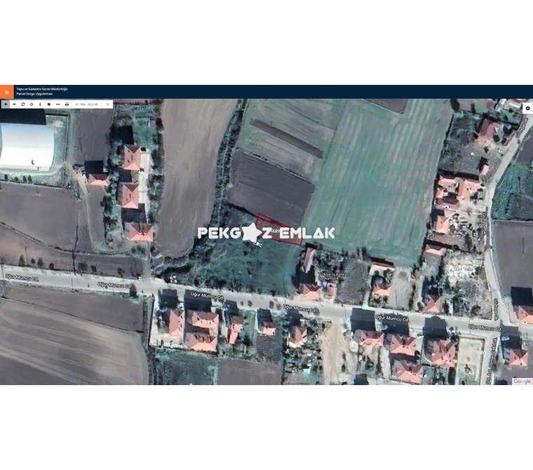 EDİRNE MERİÇ İLÇE MERKEZİNDE SATILIK 528m2 İMARLI ARSA