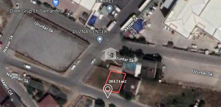 SATILIK 264 M2 İMARLI MÜSTAKİL ARSA SAMANDIRA