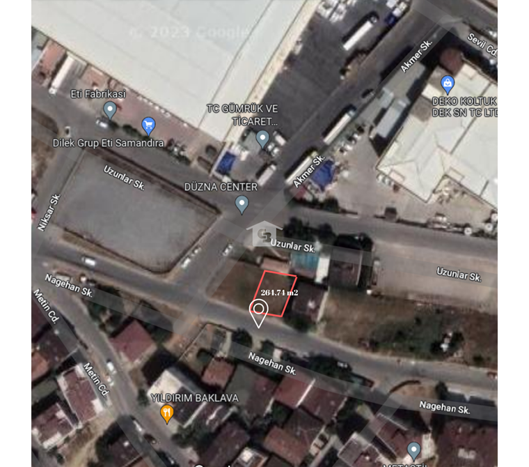 SATILIK 264 M2 İMARLI MÜSTAKİL ARSA SAMANDIRA