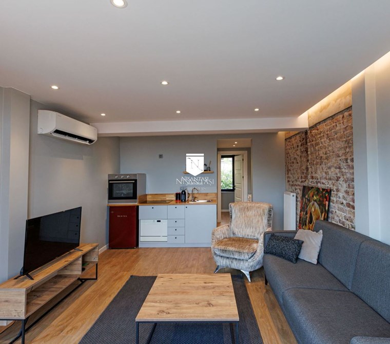 Incredible Double Apartments with 2 Terraces near Taksim with Bosphorus View