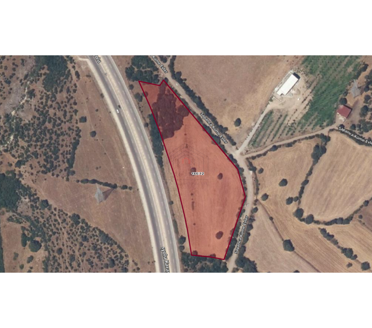 ÇANAKKALE AYVACIK SAPANCA KÖYÜ ANA YOLA CEPHELİ TİCARİ İMARLI TARLA