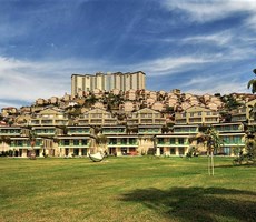 Alanya Goldcity Hotel 1+1 Bahçeli Deniz Manzaralı Daire