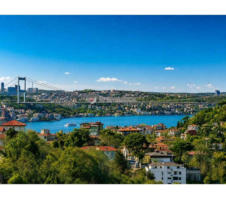 Anadolu Hisarı Göksu, 4-Story Detached House with Garden Overlooking the Bosphorus