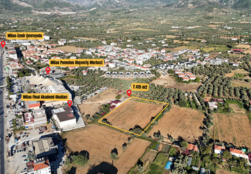 Milasın En Değerli Noktasında Yatırımlık Büyük Arsa Fırsatı !