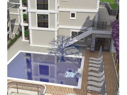Fethiye Karaçulha Mh. apartment for sale 1 + 1 120m² pool, fitness, sauna, Turkish bath within the s