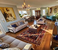 GÖZTEPE KİRALIK 4+1 DAİRE 200 M2 NET DENİZ MANZARALI FULL EŞYALI