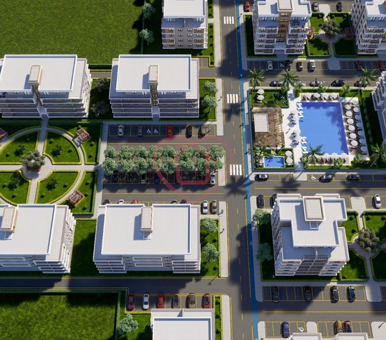 1+1 Flat in a New Site in Geçitkale, Northern Cyprus