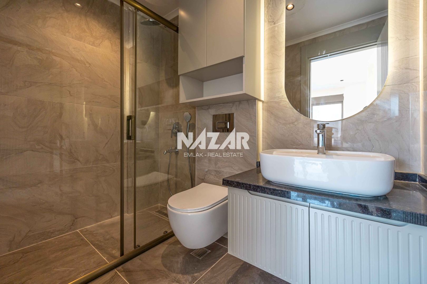 Alanya Büyükhasbahçe’de Kiralık 2+1 Yeni Daire 97 m2
