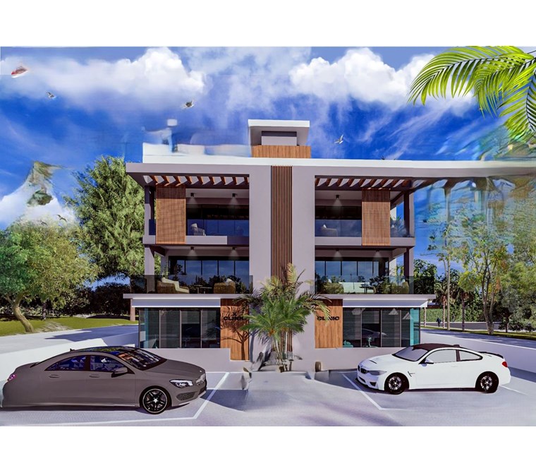 LEFKOŞA ORTAKÖYDE ARAÇ TAKASINA AÇIK SATIŞA HAZIR ZEMİNKAT TİCARİ İZİNLİ SIFIR 2+1 İLE 3+1 DAİRELER.