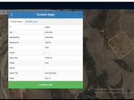 ADANA ÇUKUROVA KABASAKAL'DA SATILIK VİLLA İMARLI ARSA