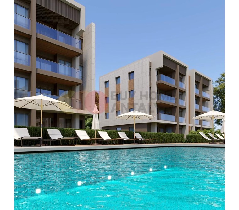 Luxury Site Apartment in Antalya | Luxury Flat for Sale in Konyaalti where the Sea Meets Mountains