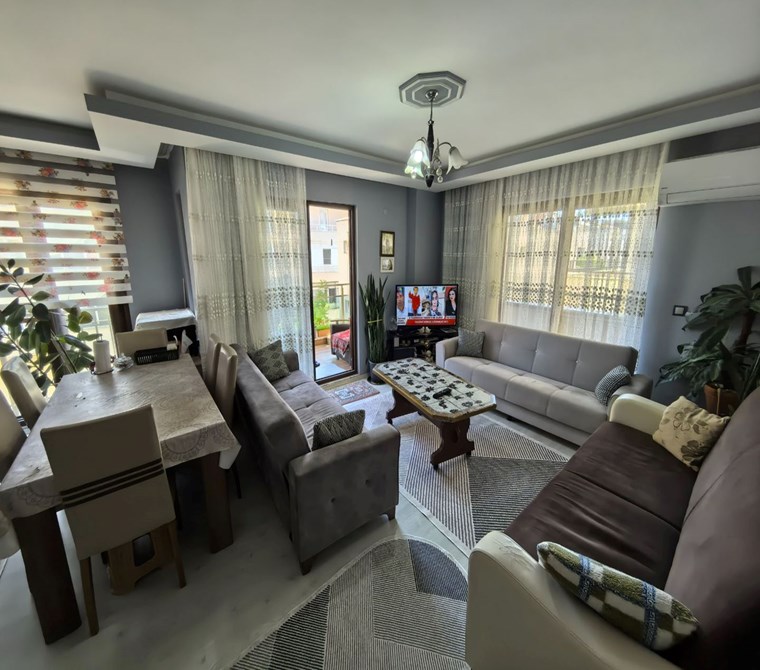 DİDİM YENİ MAHALLE’DE EŞYALI, ASANSÖRLÜ 2+1 SATILIK DAİRE!