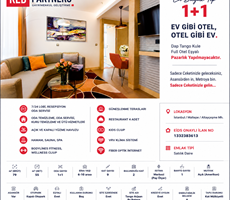 Dap Tango Kule'de Metro Yanı Full Eşyalı 1+1 Daire