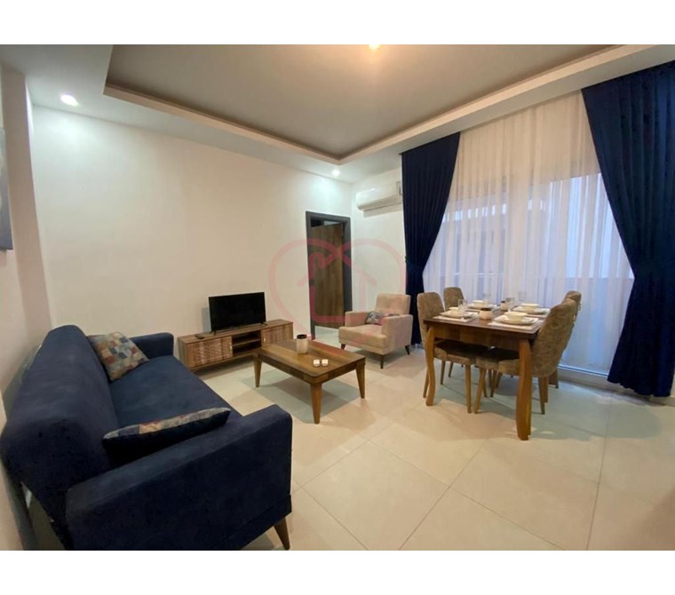 Furnished 1+1 Apartment for Long-Term Rent in Mahmutlar, 450 m from the Sea, Central Location