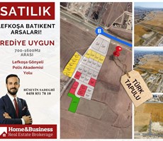 Yatırım Fırsatı başladı..! Lefkoşa Batıkent Satılık Arsalar...