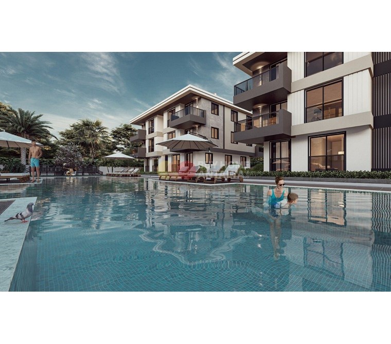 Luxury Holiday Home in Sea, History, Nature Near Side, Manavgat | 3 Bedroom Apartments for Sale