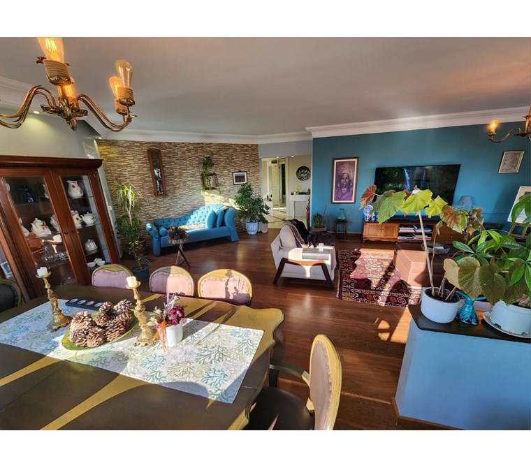 GÖZTEPE KİRALIK 4+1 DAİRE 200 M2 NET DENİZ MANZARALI FULL EŞYALI