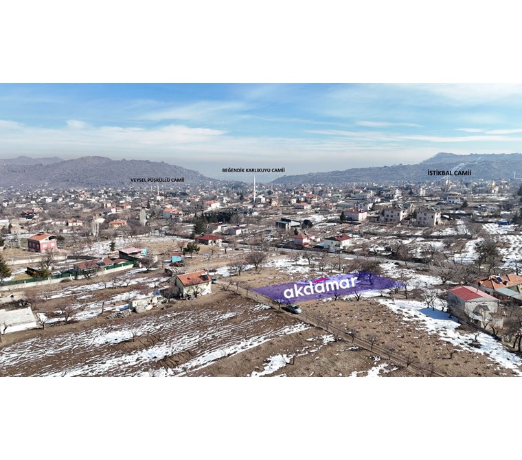AKDAMAR - HACILAR BEĞENDİK MAHALLESİNDE VİLLA ARSASI