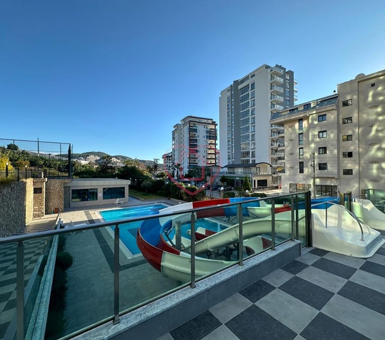 Furnished 1+1 apartment for rent. Panoramic mountain and nature views. Konak Garden Life