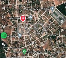 DUACI'DA SATILIK, 898 M² VİLLA ARSASI