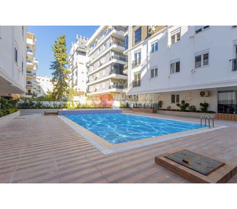 Apartment for Sale in Antalya City Center in New Building with Pool | Very Close to The Old Town