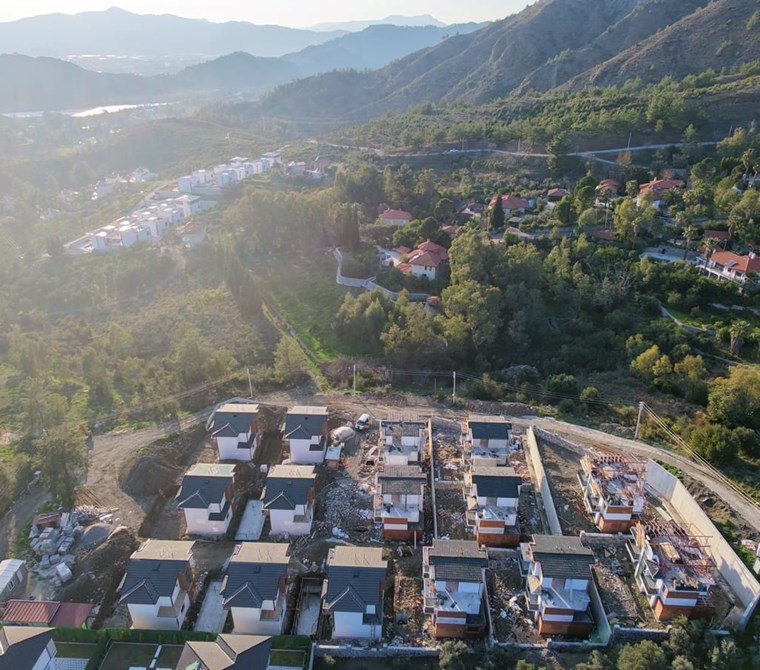 dalaman akkaya bölgesinde satılık 3+1 villa