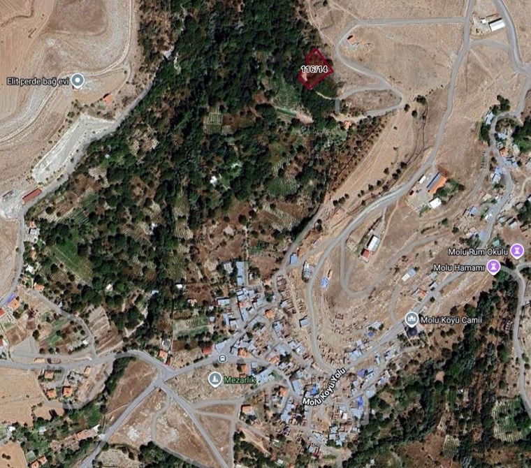 KAYSERİ KOCASİNAN MOLU MAHALLESİ’NDE SATILIK 1.710 m² BAĞ Kayseri Kocasinan ilçesi Molu Mahallesi, Ç