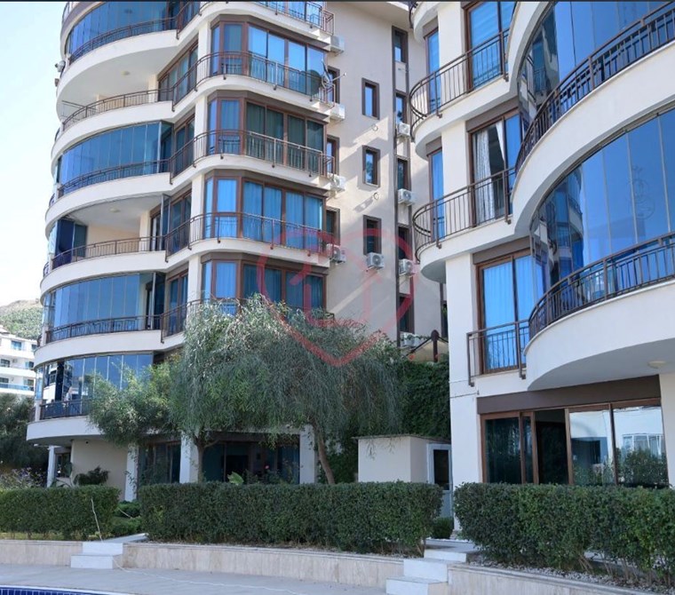 Furnished 2+1 Apartment with Panoramic Sea View for Sale in Aura Hill, Kargıcak