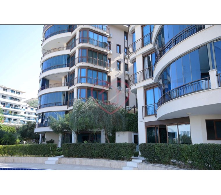 Furnished 2+1 Apartment with Panoramic Sea View for Sale in Aura Hill, Kargıcak